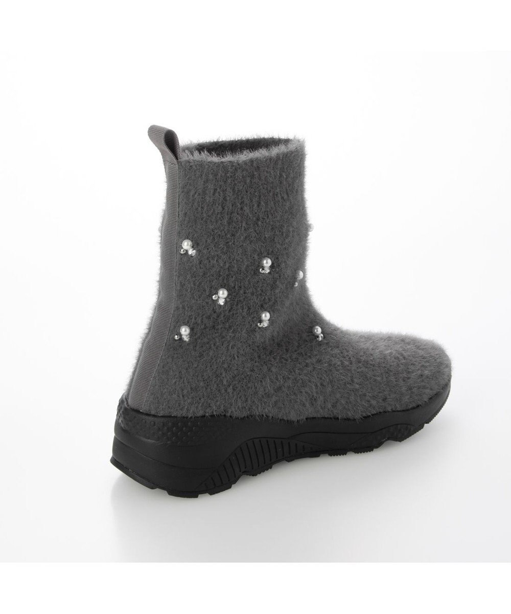 MODE ET JACOMO <carino>ビジュー付きニットブーツ 