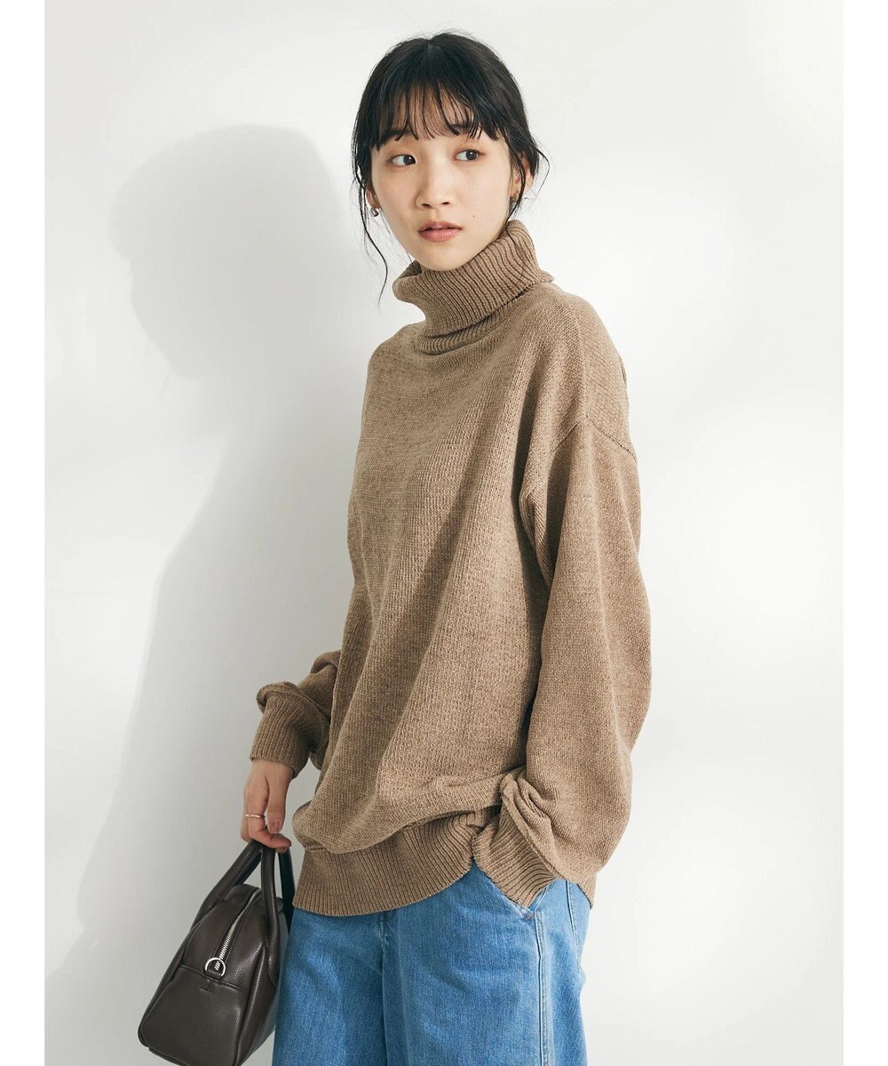 CRAFT STANDARD BOUTIQUE 洗えるコードモールタートルネックプルオーバー 