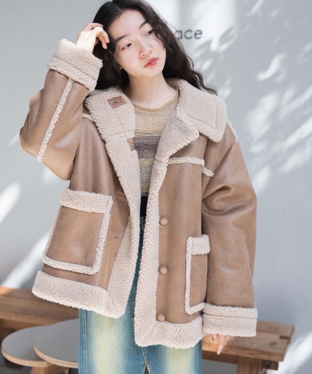 WEGO ボアムートンジャケット 