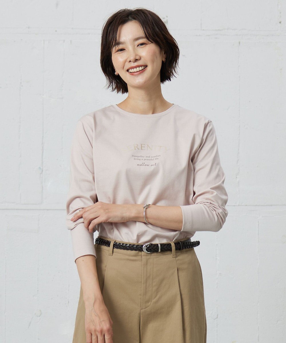 J.PRESS LADIES ロゴ Tシャツ 