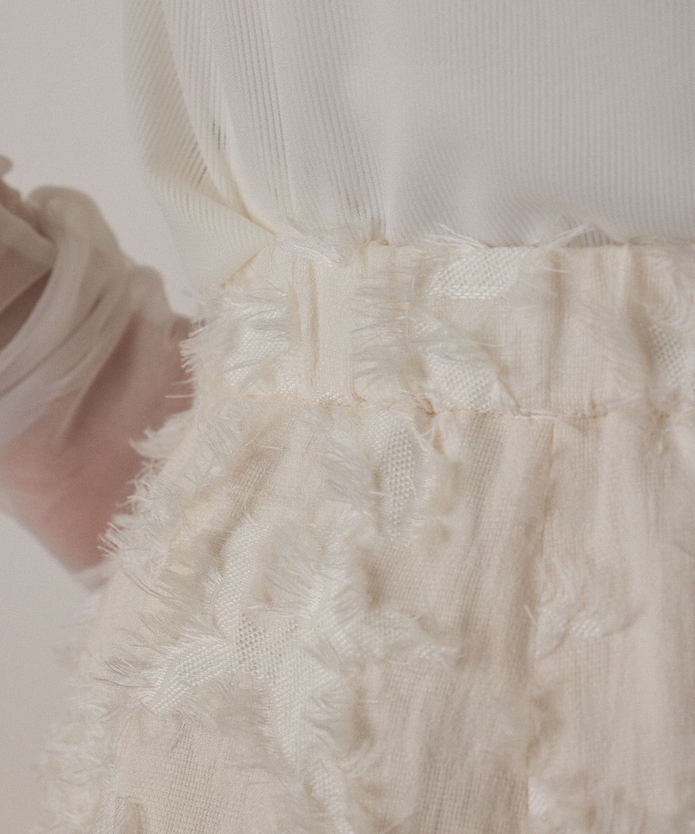 GRACE CONTINENTAL カットジャガードショートパンツ 