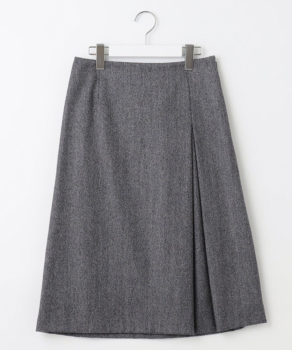 J.PRESS LADIES 【セットアップ対応】ウールストレッチツイード スカート 