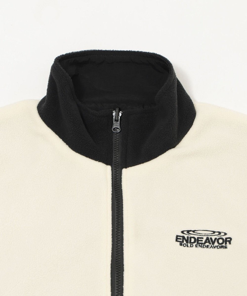 WEGO 【ユニセックス着用ITEM/リバーシブル/2WAY】リバーシブルフリースブルゾン 