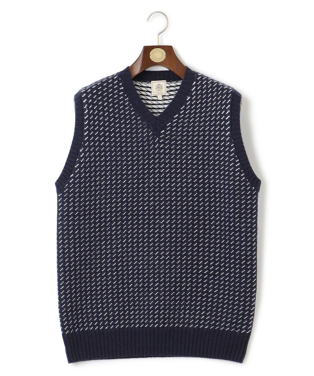 J.PRESS MEN バーズアイ ニットベスト 