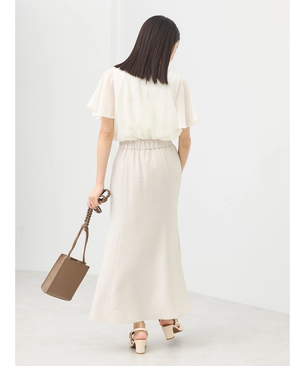 earth music&ecology マジョリカプリーツ半袖ブラウス 