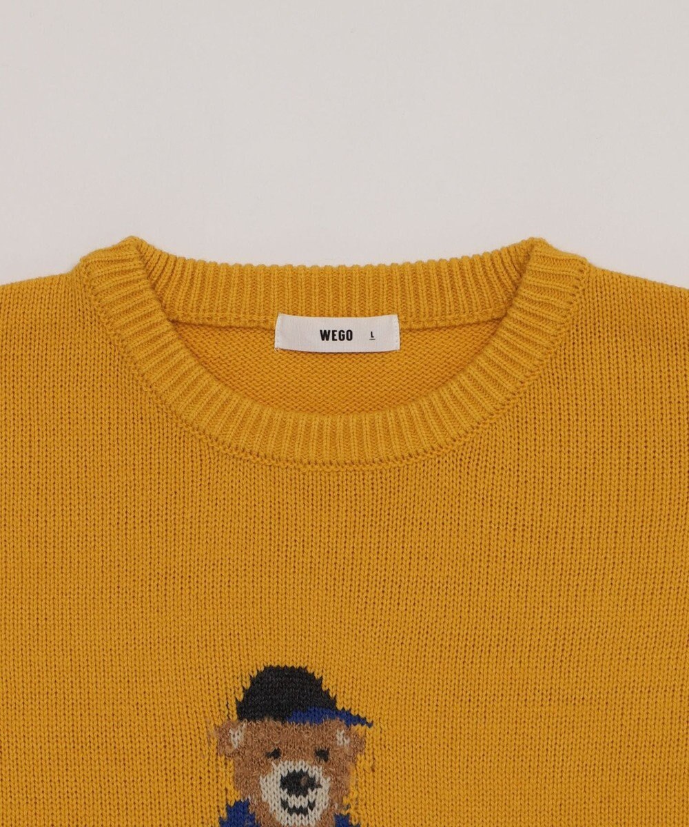 WEGO 【ユニセックス着用ITEM/MLサイズ展開】ジャガードアニマルプルオーバー 