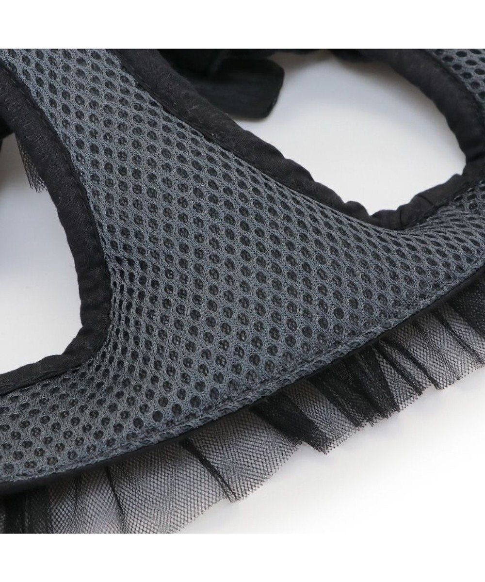 PET PARADISE cherircouture フリフリハーネス 《ブラック》 小型犬 ４Ｓ/３Ｓ 