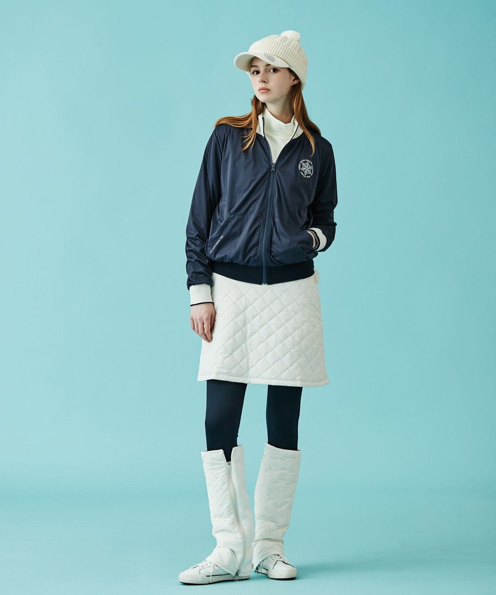 23区GOLF 【WOMEN】【リバーシブル】ノルディック柄　リバーシブル ブルゾン 