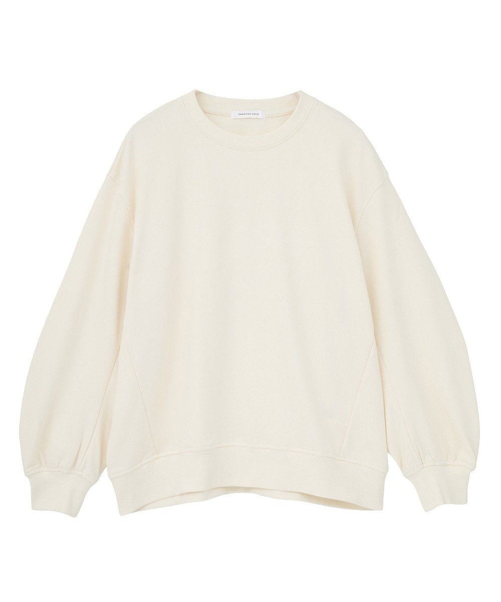 AMERICAN HOLIC バックギャザー裏毛スウェット 