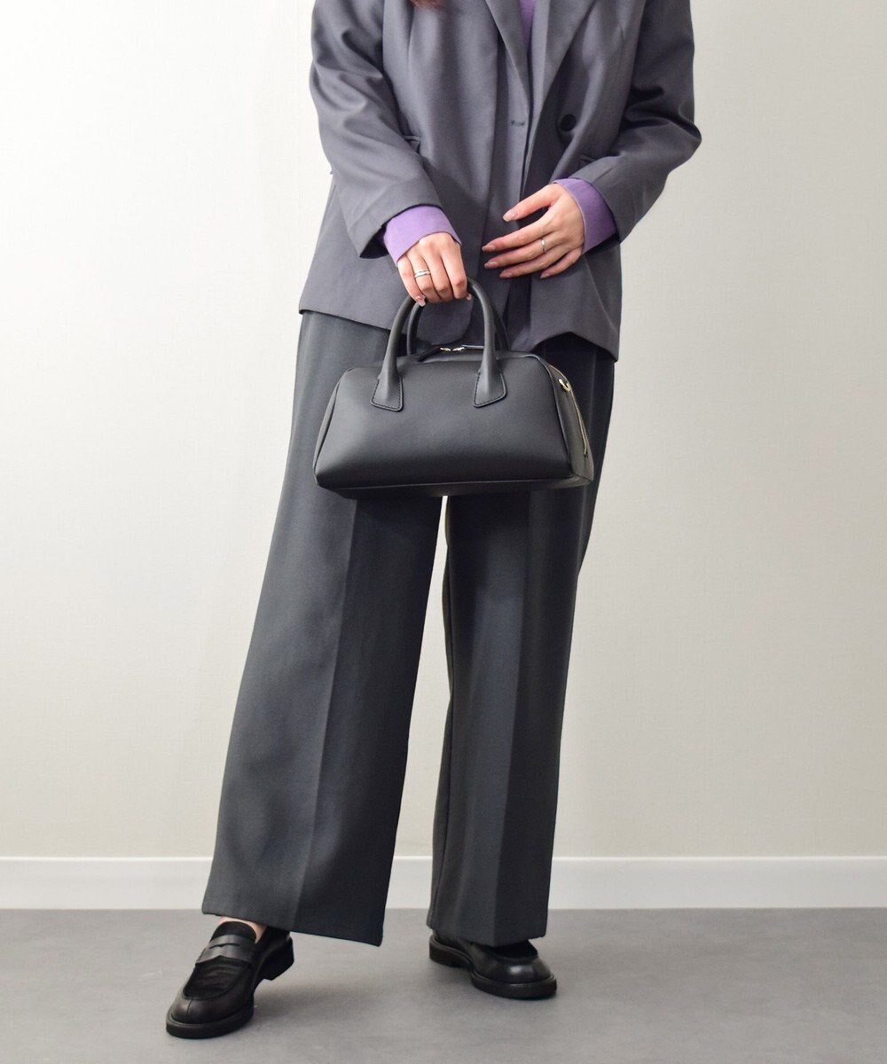 INTER-CHAUSSURES 【LORISTELLA】ミディアムサイズレザーハンドバッグ 