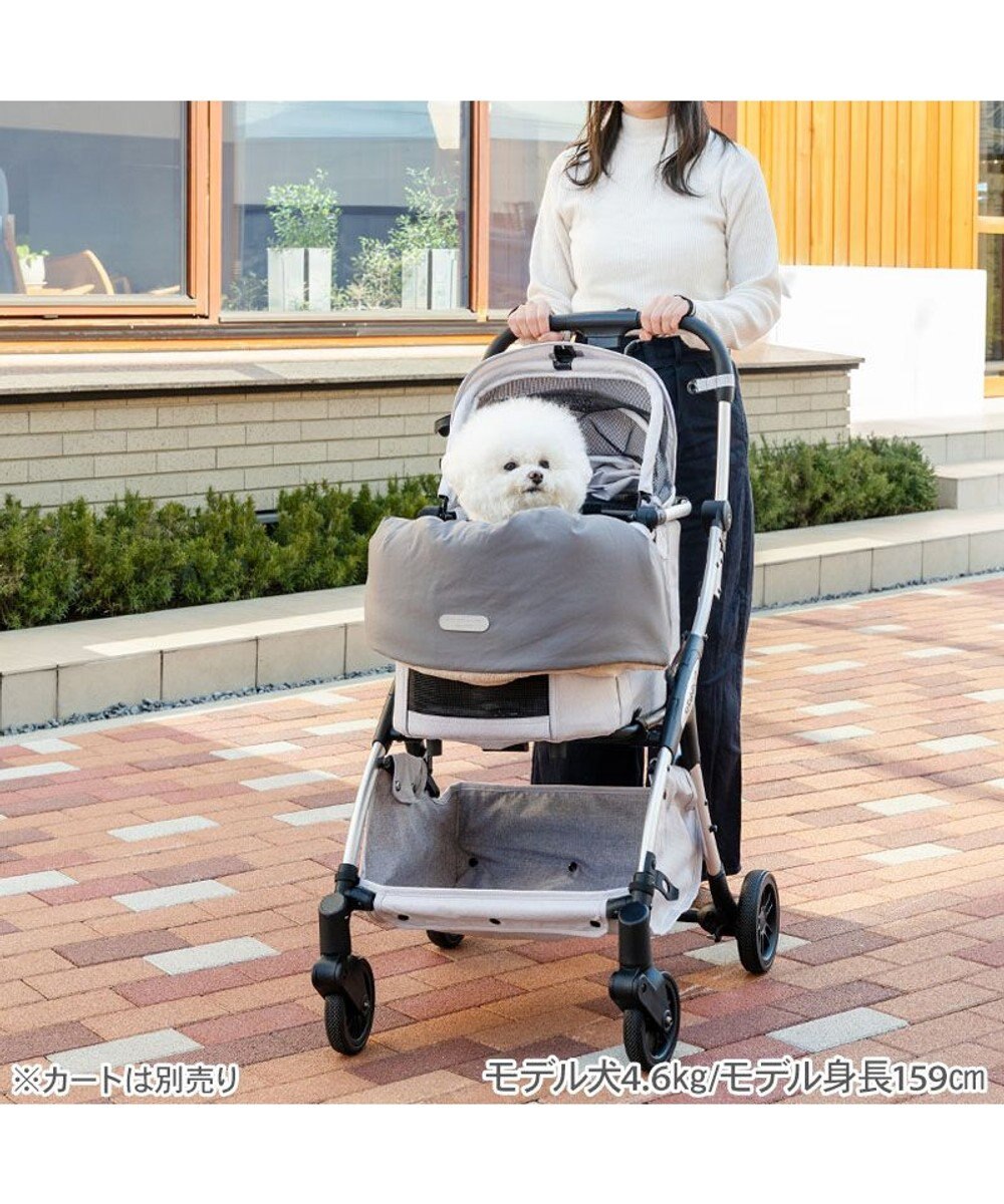 PET PARADISE ペットパラダイス カート用 クッション くすみカラー《グレー》 