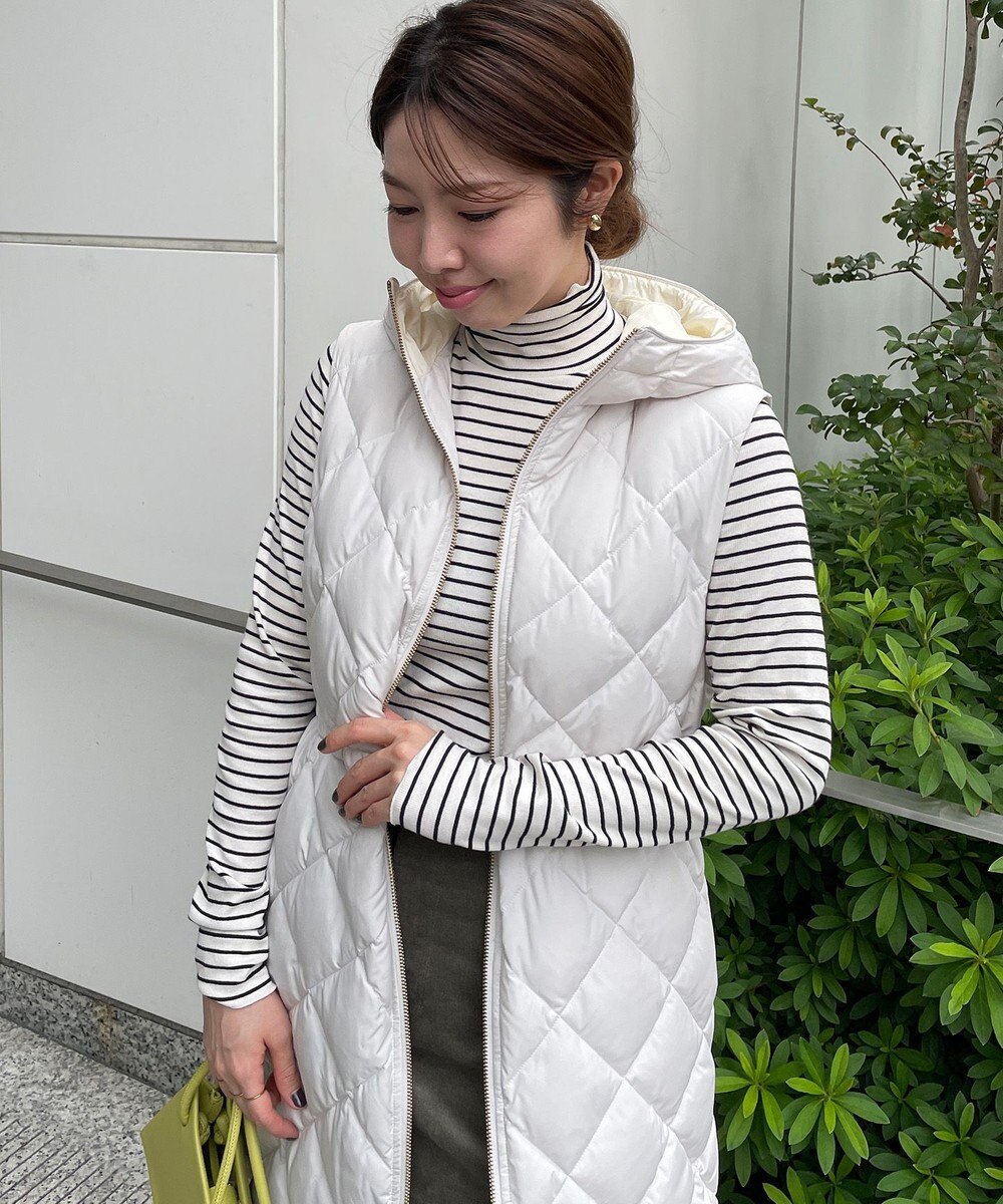 UNFILO L 【TAION×UNFILO 】フード付きジレ 