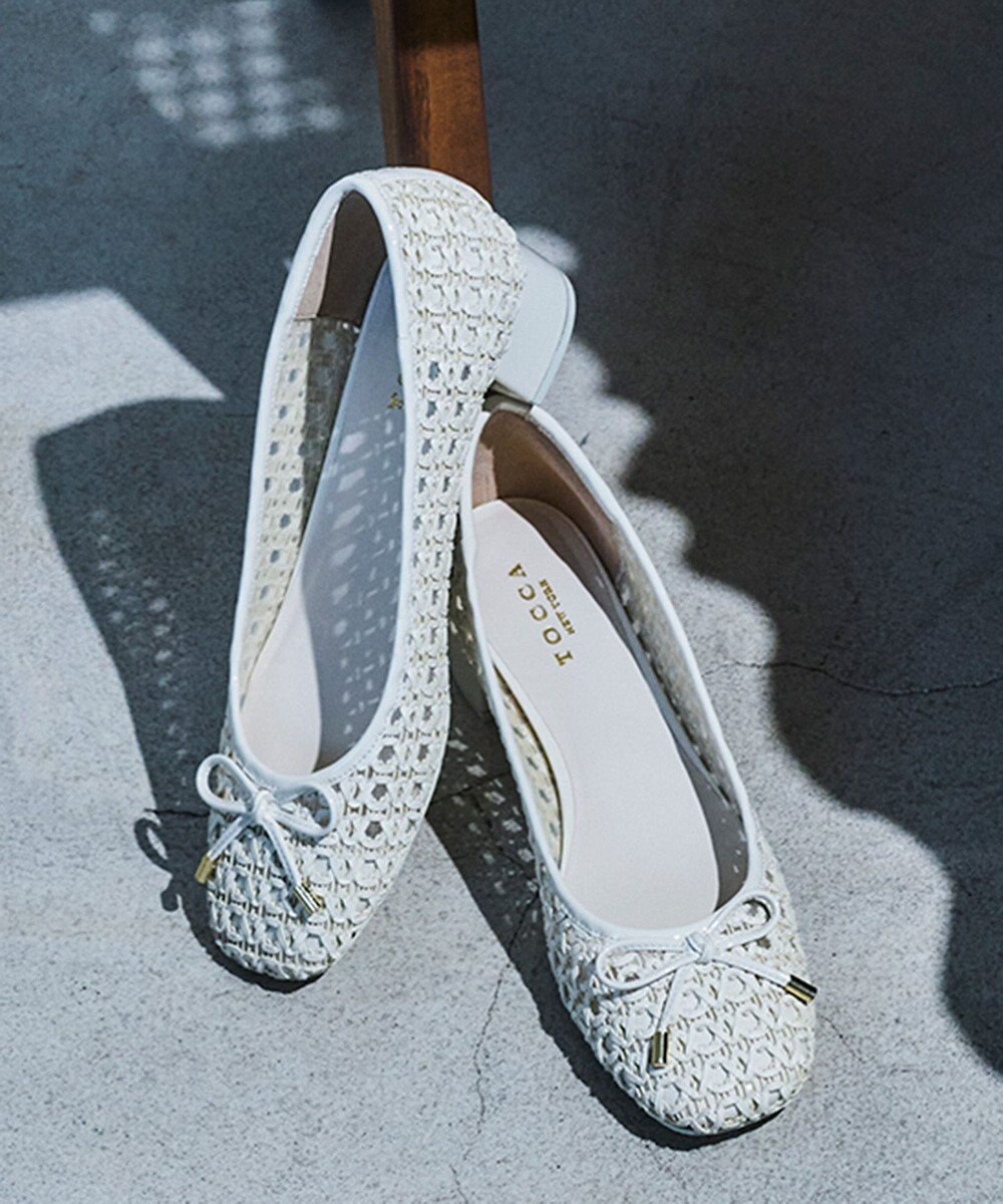 TOCCA CROCHET WITH RIBBON PUMPS パンプス 