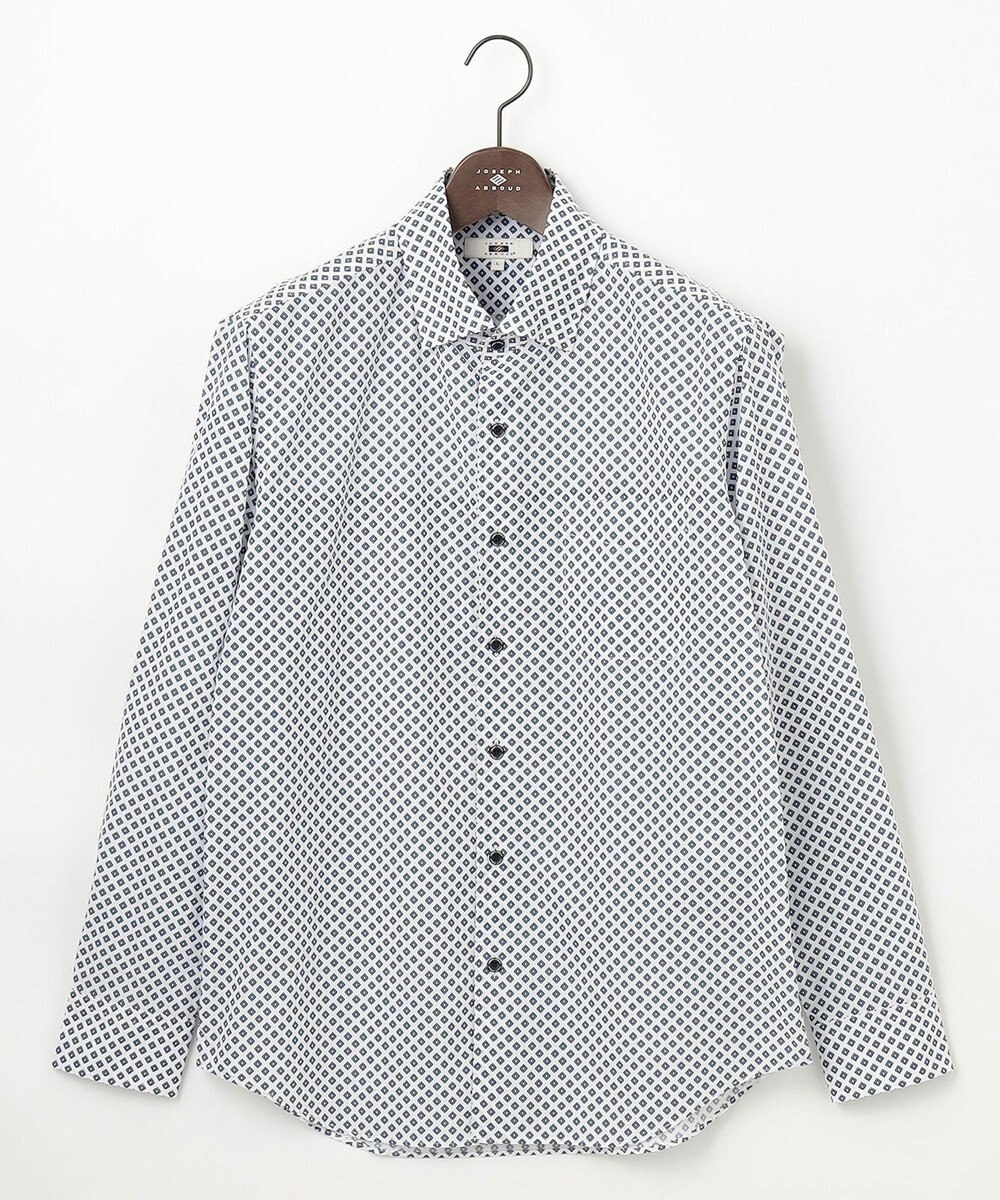 JOSEPH ABBOUD 【オーガニックコットン使用】ジオメトリックパターンシャツ 