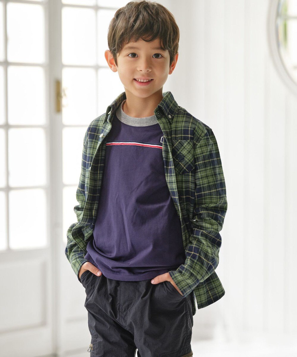 J.PRESS KIDS 【140-170cm】起毛チェックシャツ 