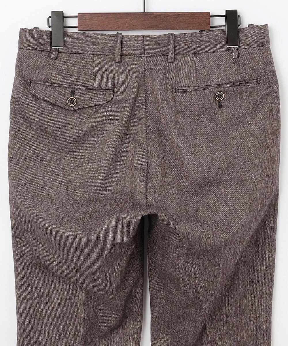 JOSEPH ABBOUD 【ウエストも伸びる！/暖か起毛裏地付/2WAYストレッチ/ オーガニック】オーガニックコットン ウオーム パンツ 