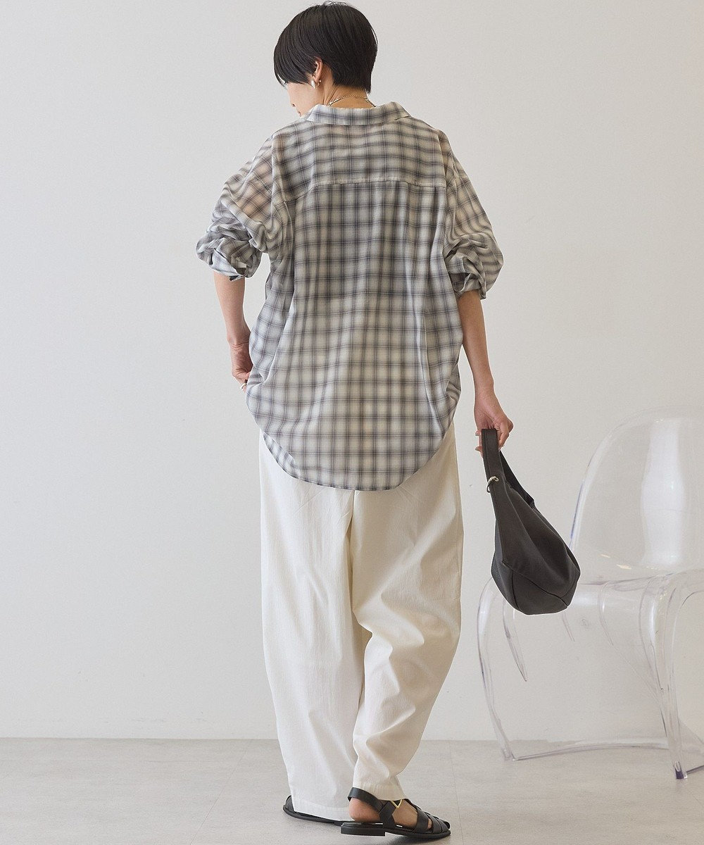 AMERICAN HOLIC シアーチェックシャツ 