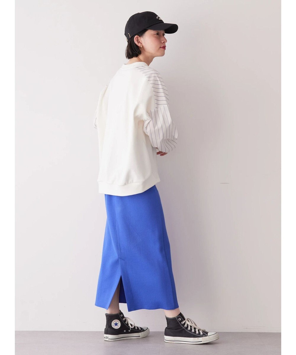 AMERICAN HOLIC イージーケア異素材ポンチプルオーバー 