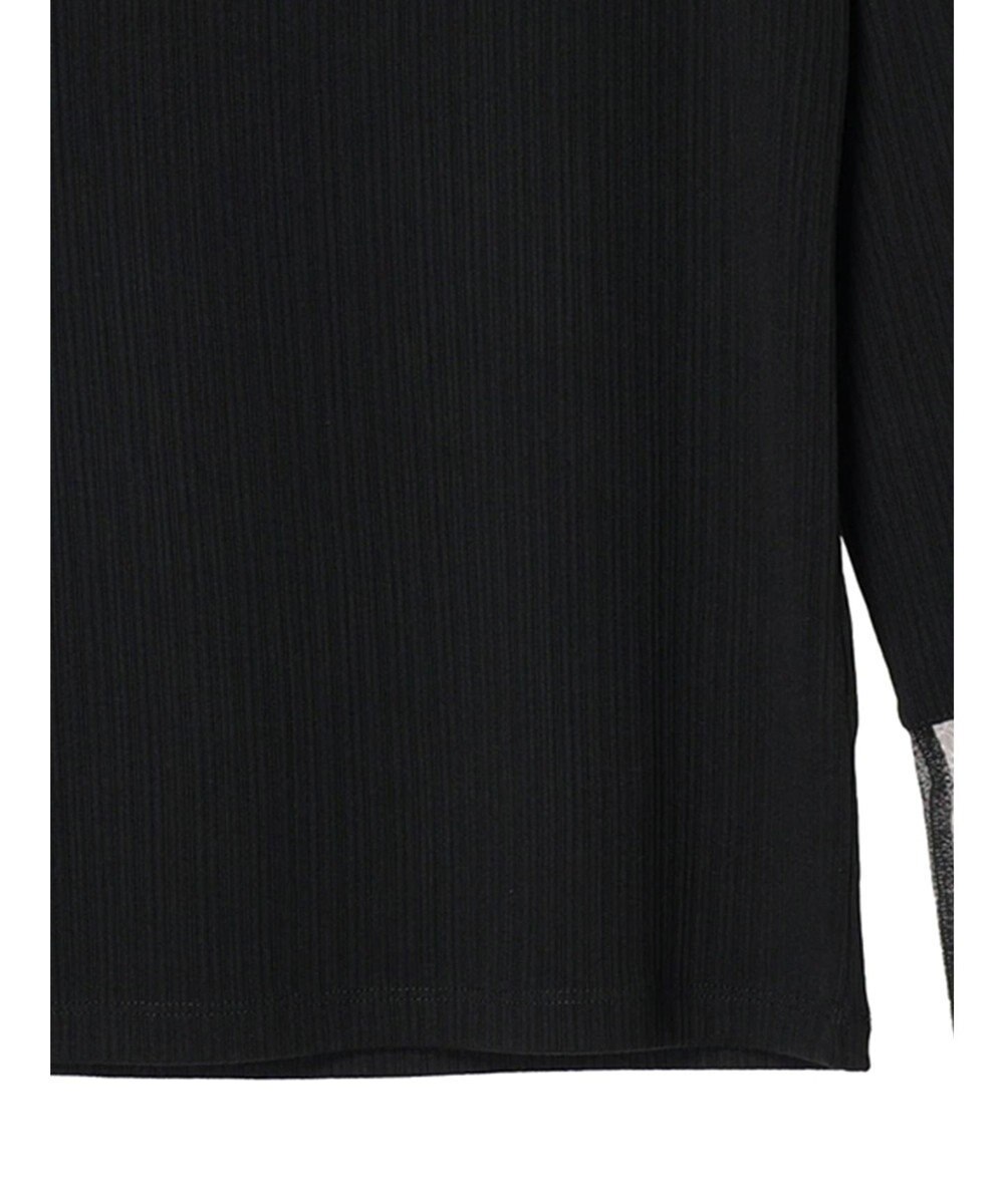 earth music&ecology 袖シアープルオーバー 