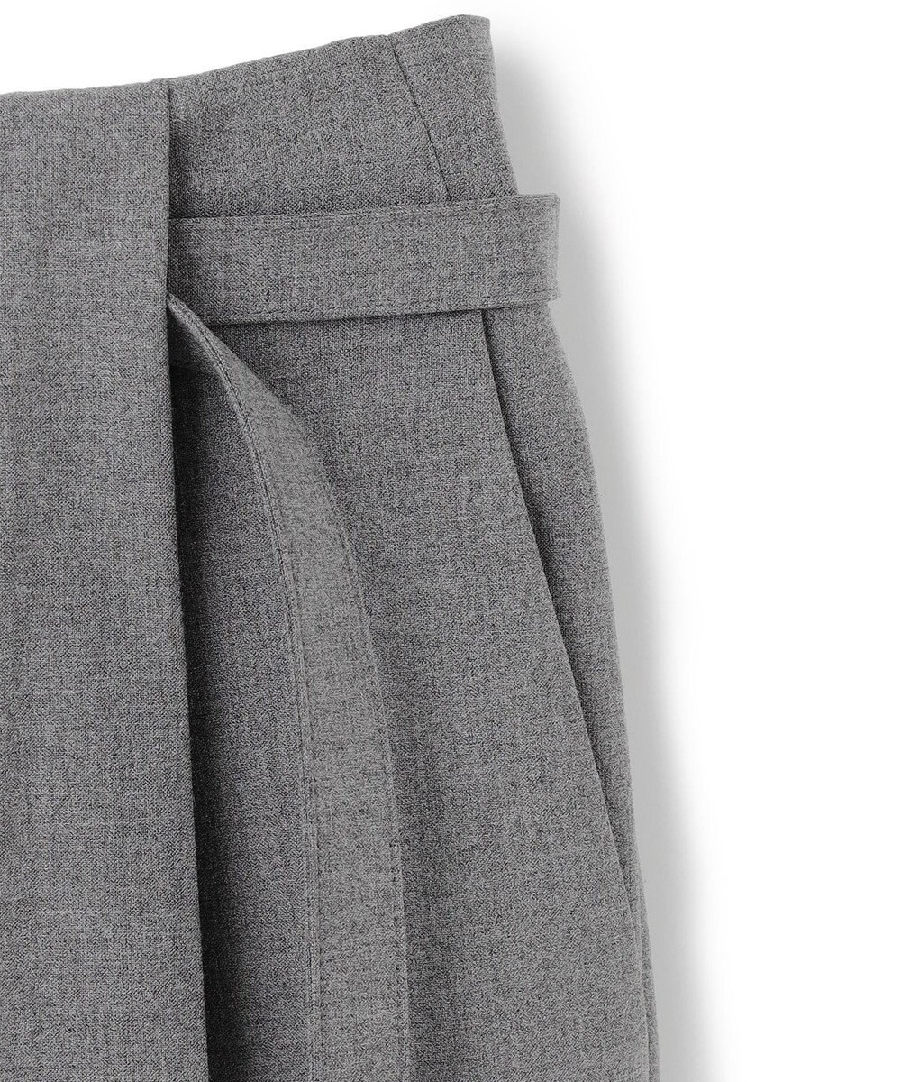 BEIGE， 【セットアップ対応・洗える・Precious 10月号掲載】ZEPHYR / ウールライクタックベルトワイドパンツ 