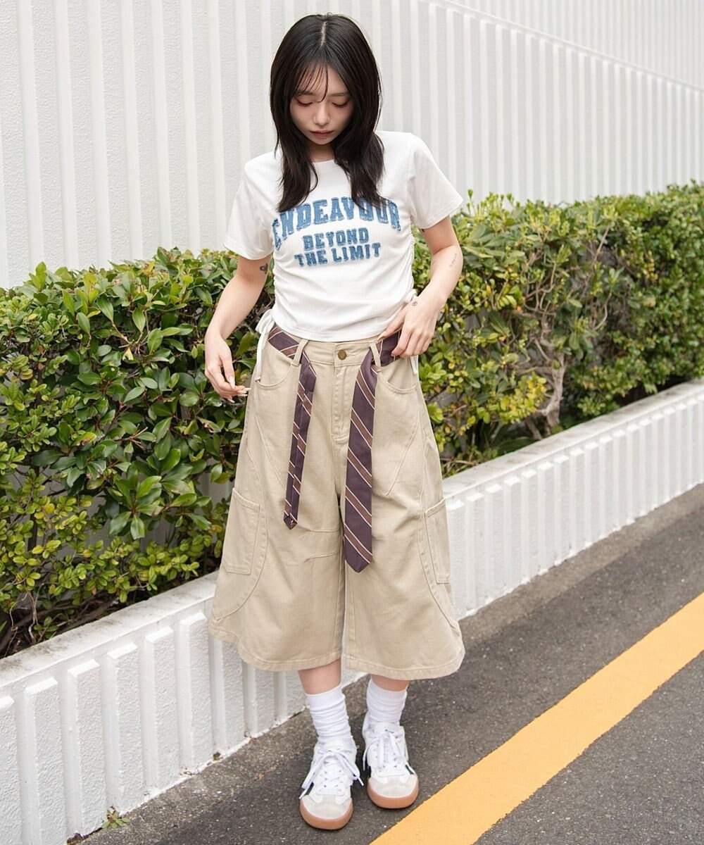 WEGO クラフトデザインサイドドロストT 