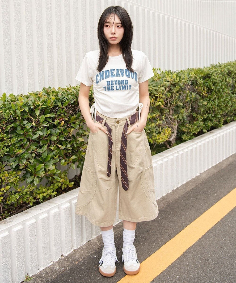 WEGO クラフトデザインサイドドロストT 