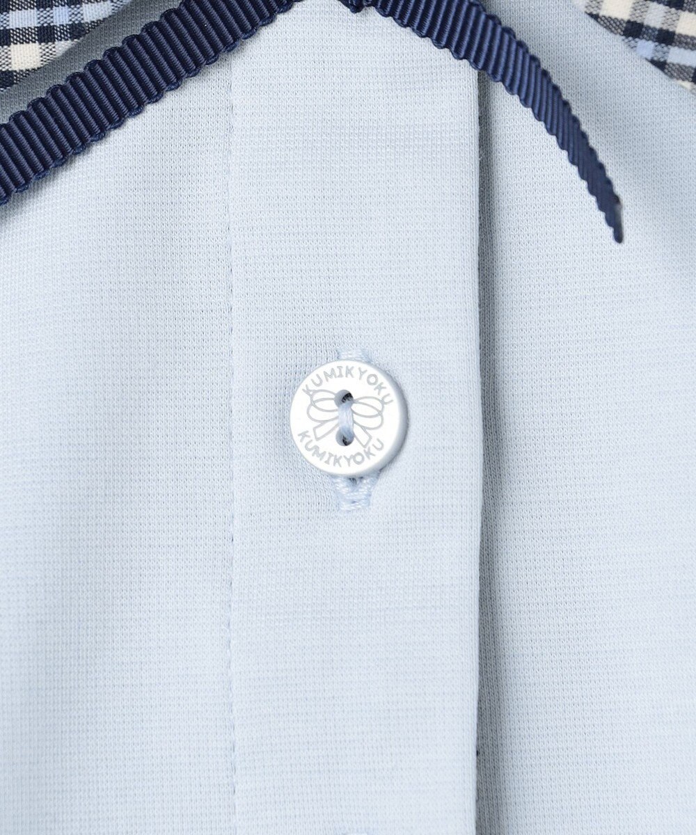 組曲 KIDS 【150-160㎝】 ミニチェック レイヤードトップス 