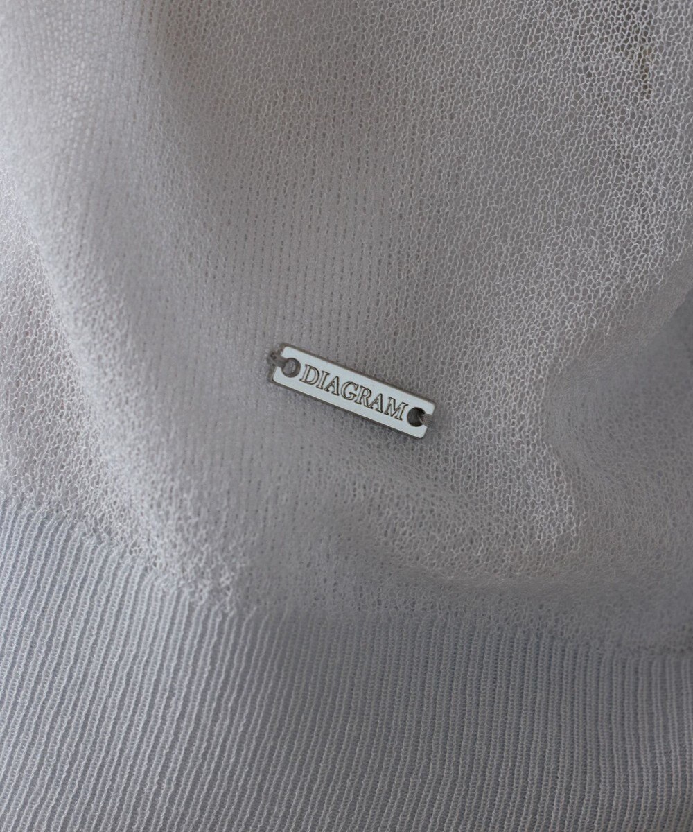 GRACE CONTINENTAL シアージョーゼットカーディガン 