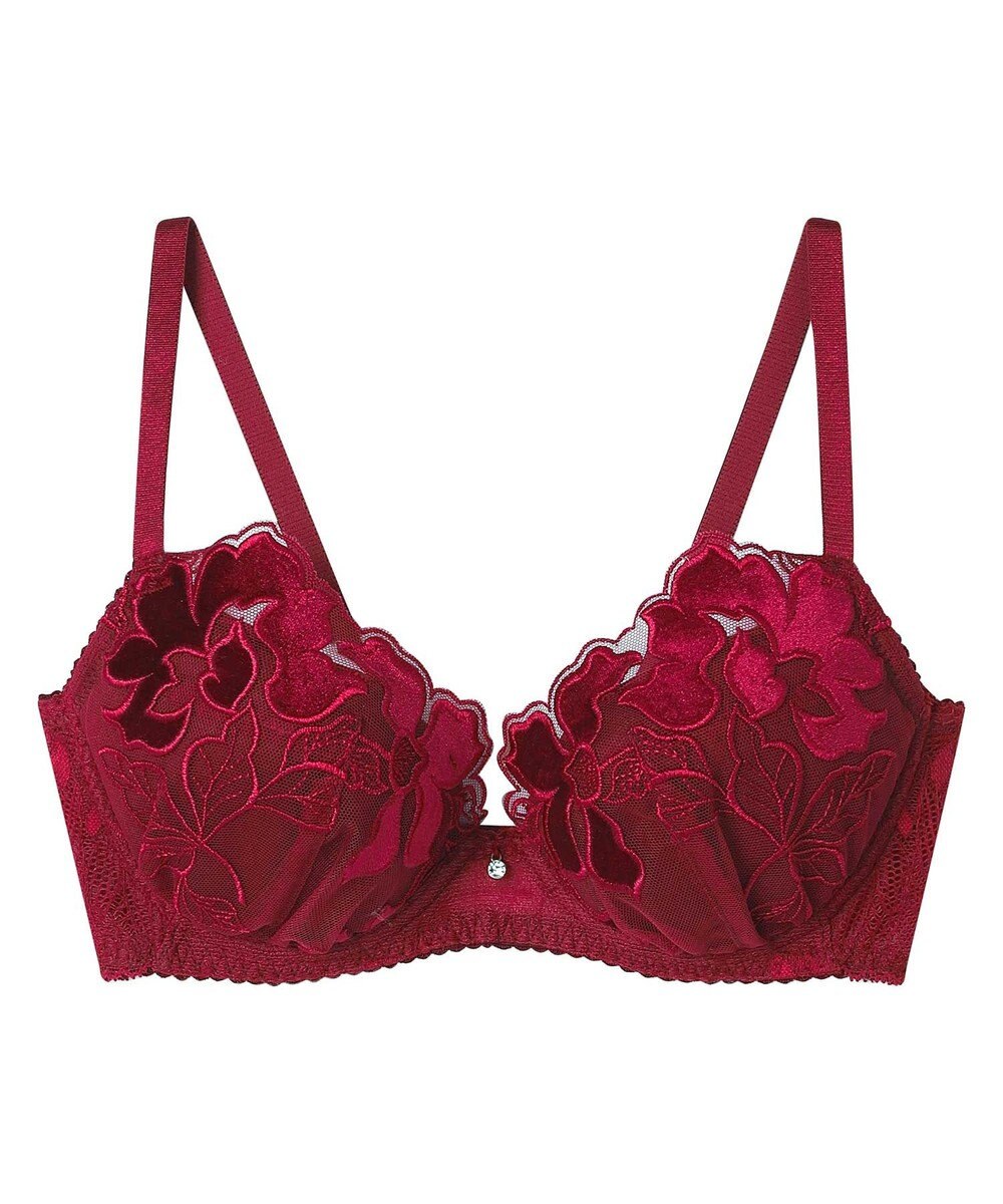 une nana cool 【ベロアのレースが特別感を演出】クリスマスモチーフブラ 