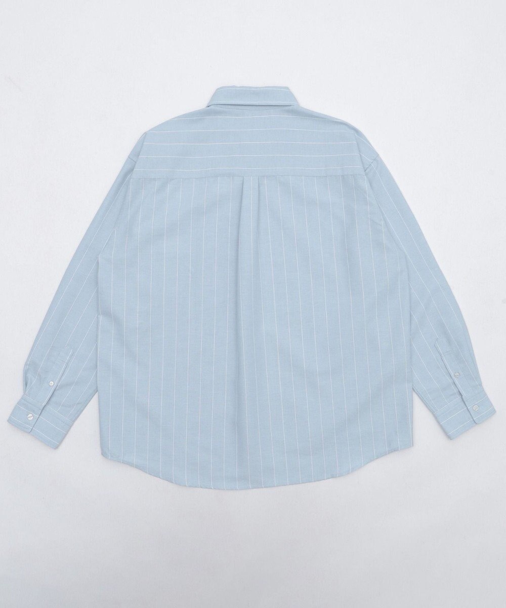 WEGO 【ユニセックス着用ITEM/MLサイズ展開】オックスフォードエンブレムシャツ（LS） 