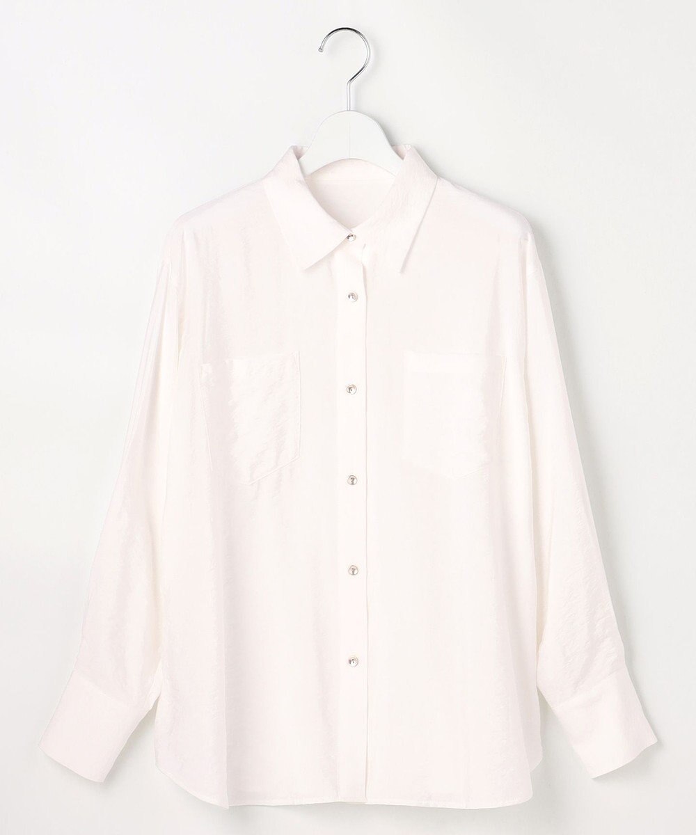 ANY SIS シアーダブルポケット シャツ 