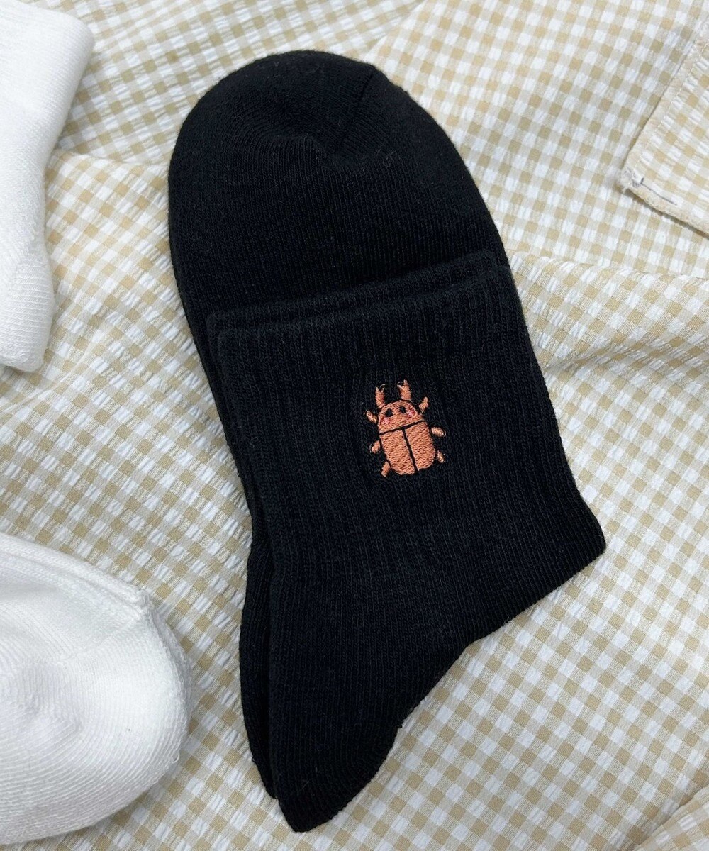 WEGO インセクト底パイルアンクルソックス 