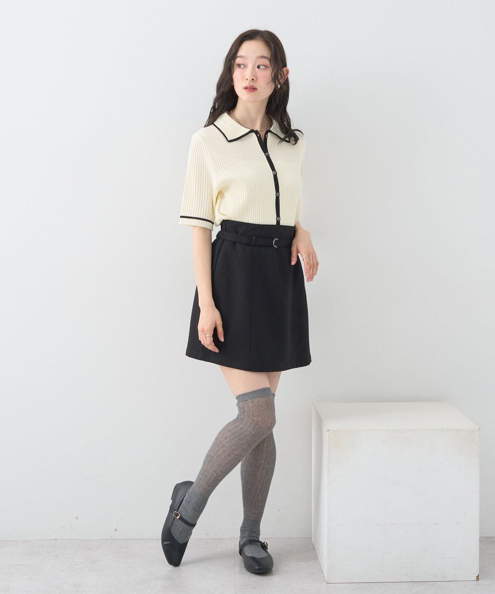 earth music&ecology 【予約】リブニットカーディガン 