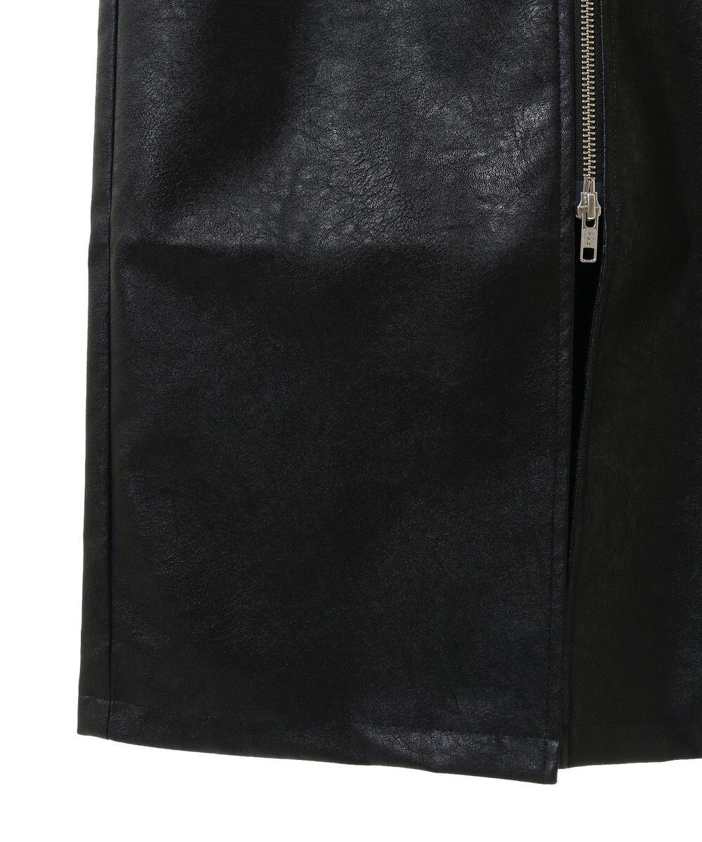 Green Parks ・ＥＬＥＮＣＡＲＥ　ＤＵＥフェイクレザーＷ－ＺＩＰスカー 