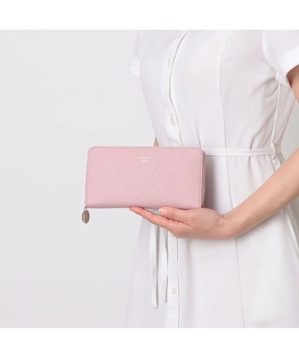 LANVIN en Bleu メラニー ラウンドファスナー長財布 