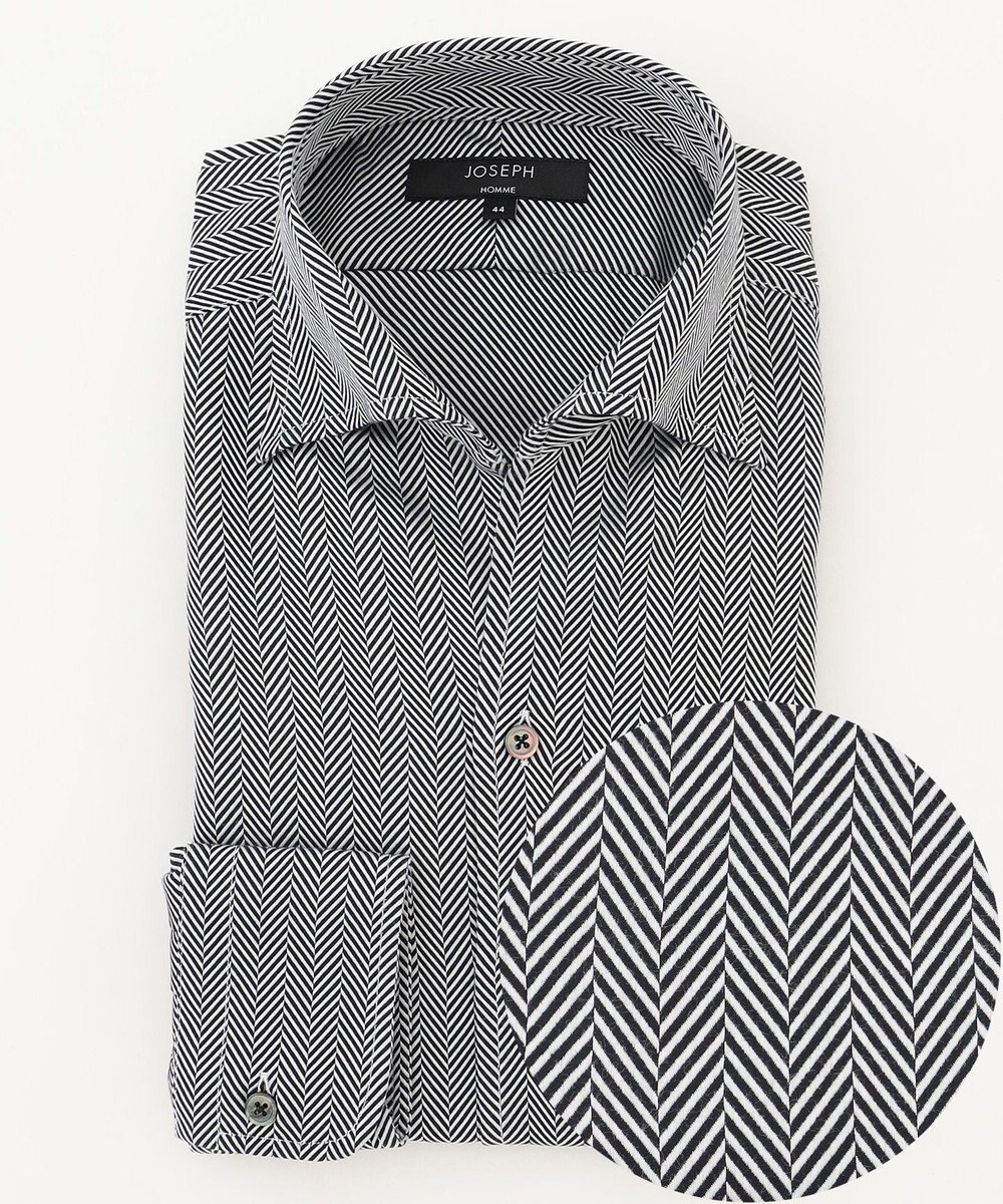 JOSEPH HOMME 【洗える】ツイルへリンボンクレイジー　ドレスシャツ 