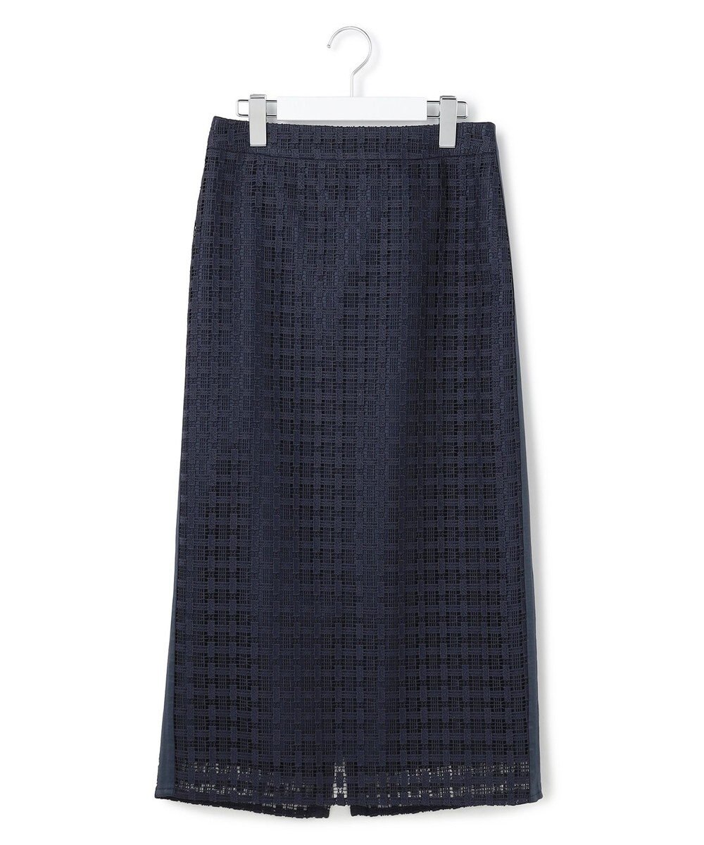 ICB グリッドパターンレース スカート 