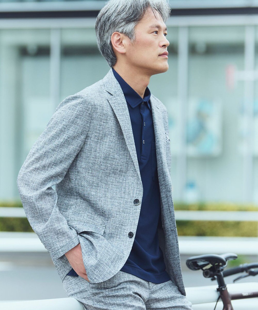 JOSEPH ABBOUD MOUNTAIN 暑さに徹底抗戦【首元に冷感ジェル】フリーズパックポロ 無地タイプ 