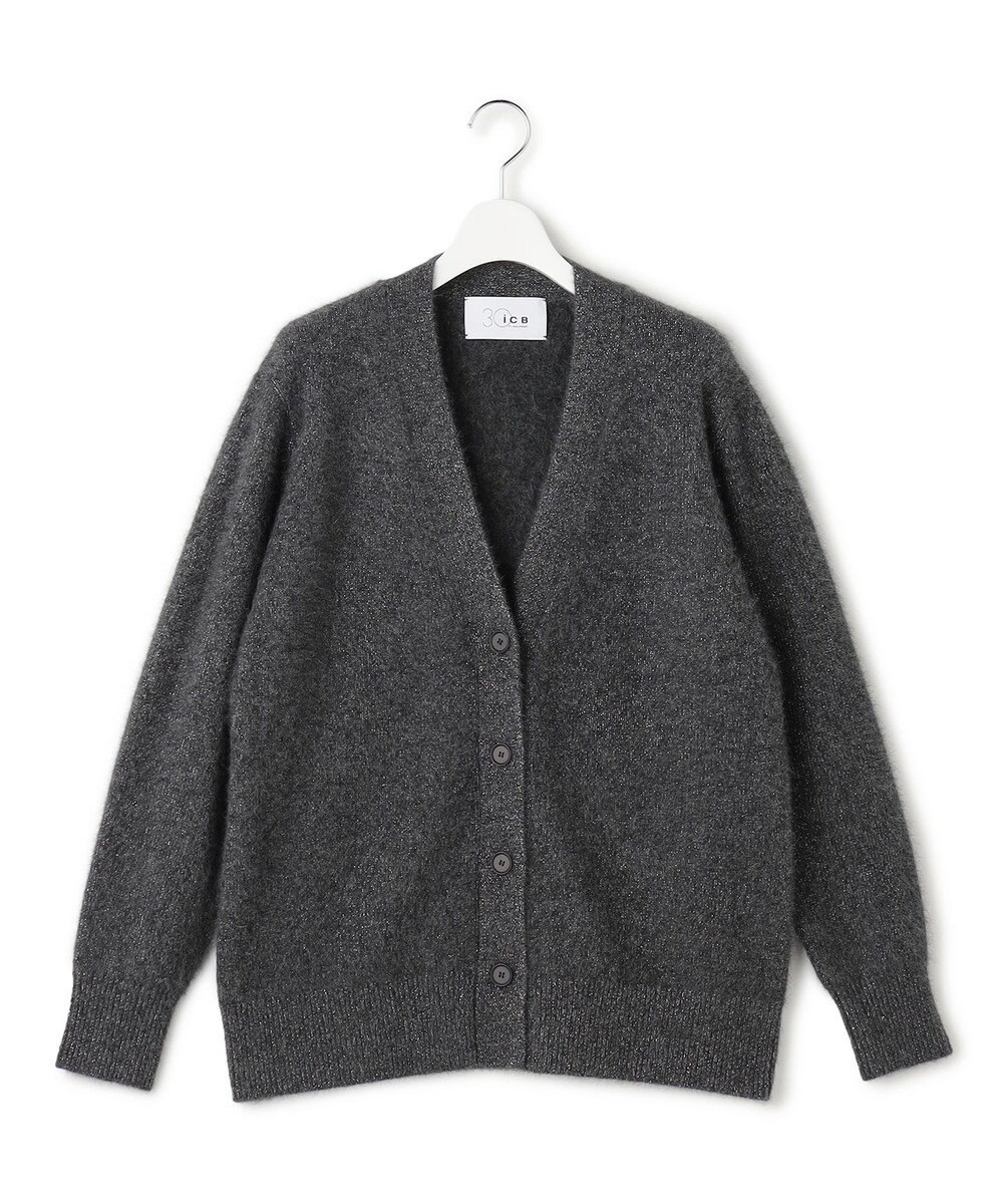 ICB L 【30th ANNIVERSARY】ルレックスフォックスアルパカ Vネックカーディガン 