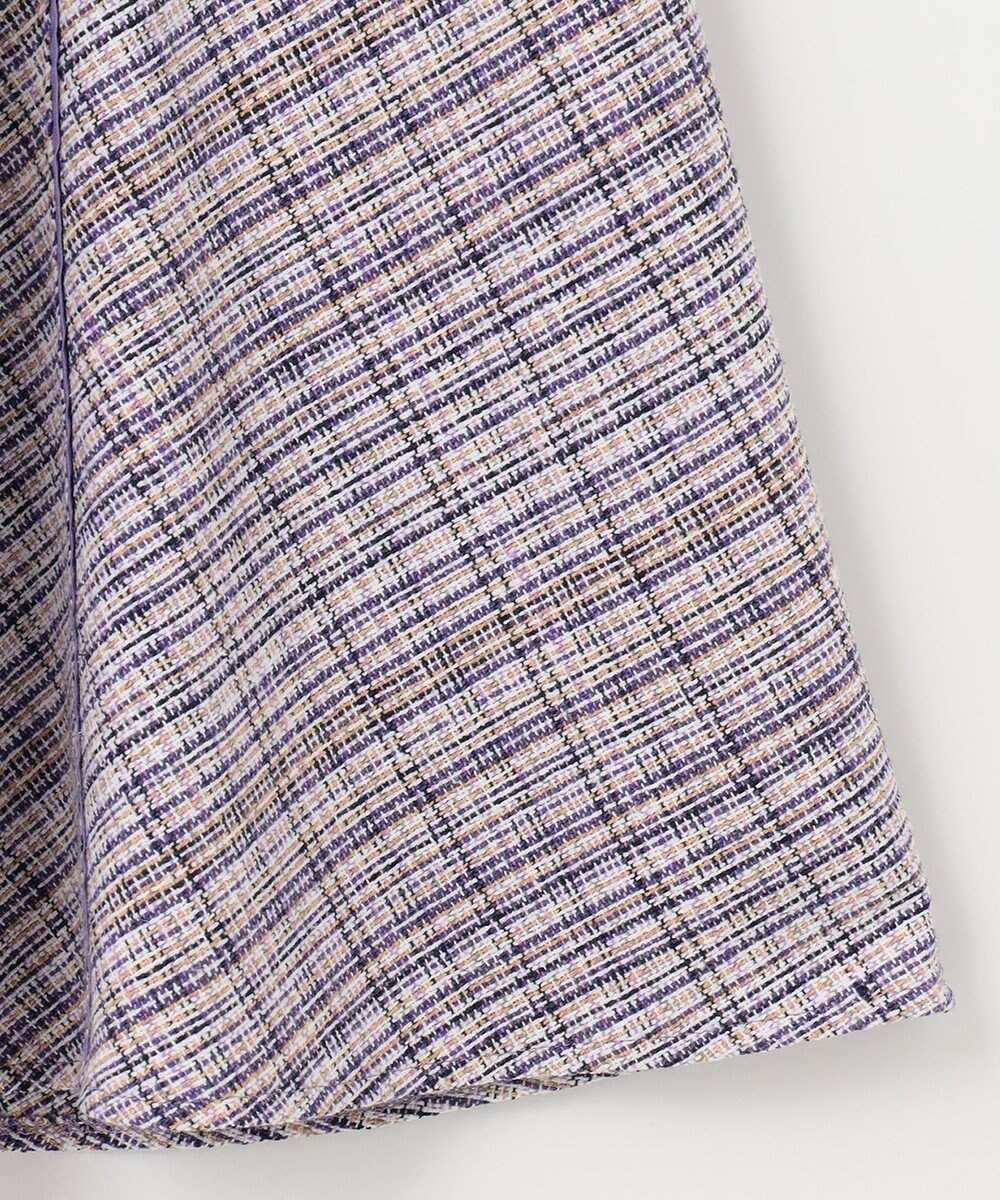 ANY SIS 【洗える】ライトツイード調 スカート 