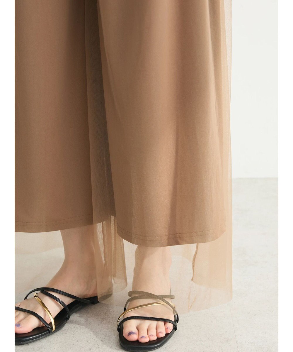 Green Parks ・ＥＬＥＮＣＡＲＥ　ＤＵＥ　チュールギャザーパンツ 