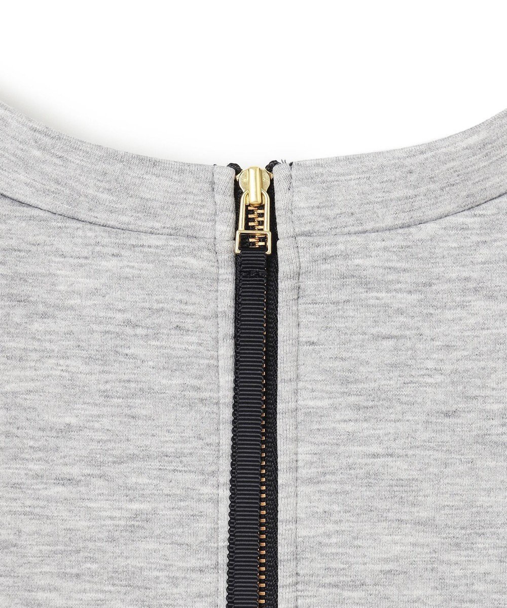 UNFILO L 【野呂佳代さん着用】BEAUTY FORM JERSEY バックZIPプルオーバー 