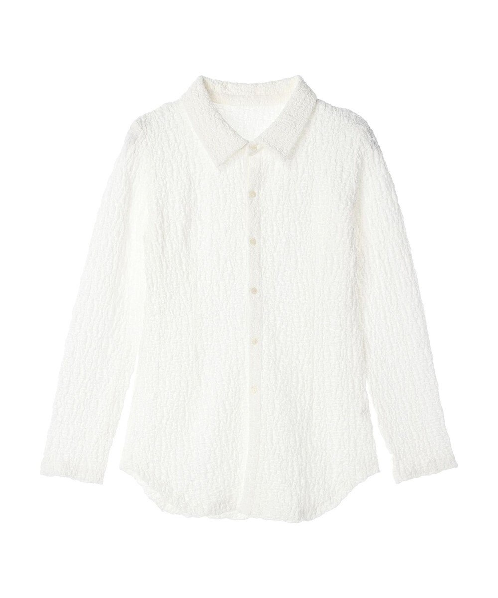 Green Parks AnriettMusee ふくれジャガードシャツ 