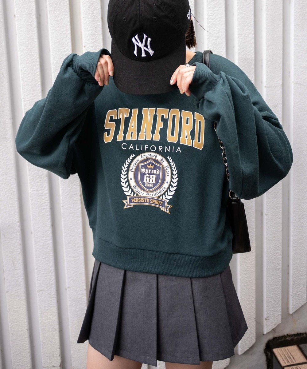 WEGO カレッジプリントスウェット 