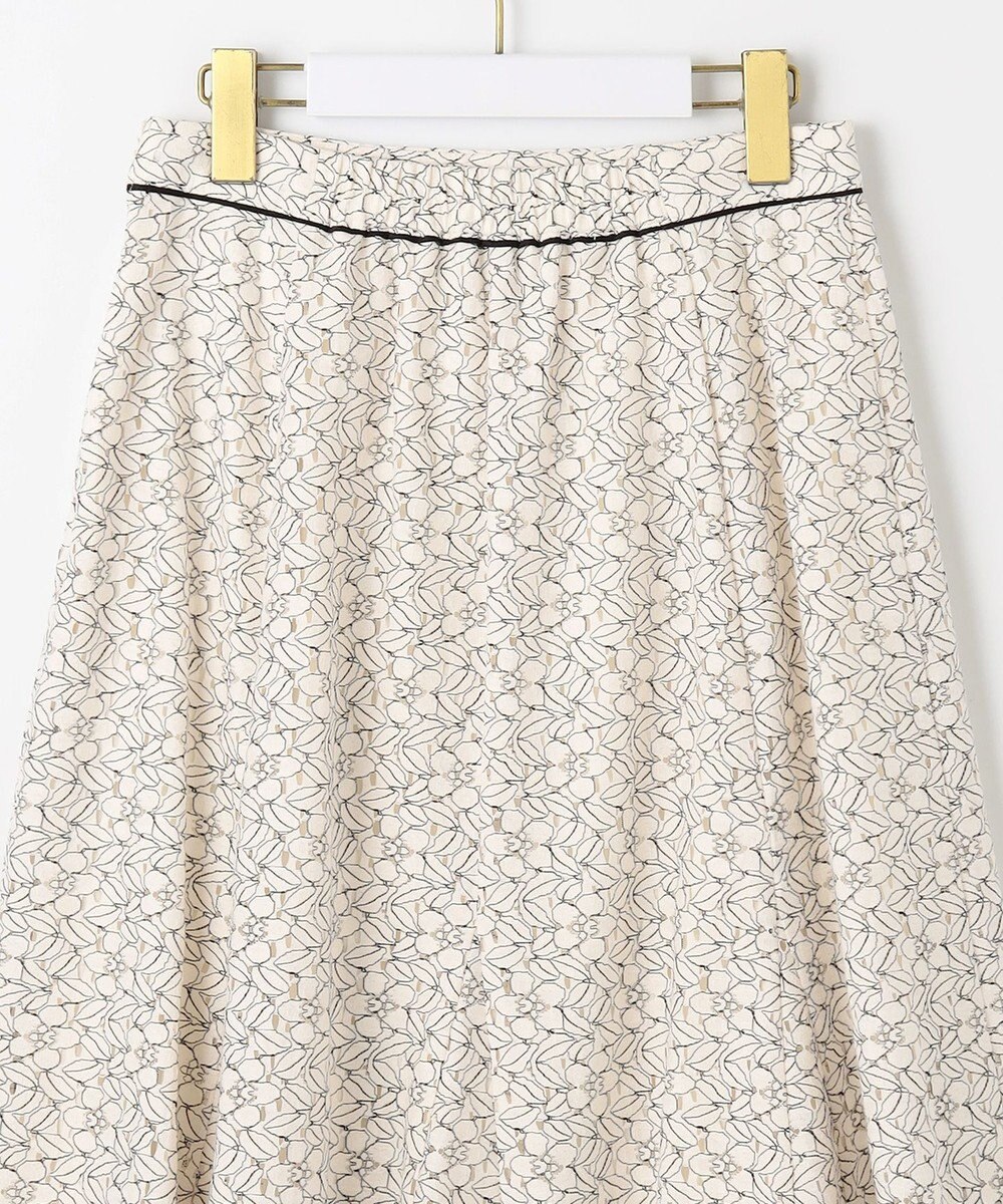 ANY SIS 【洗える】コードレースフレア スカート 