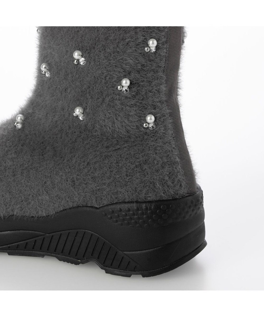 MODE ET JACOMO <carino>ビジュー付きニットブーツ 