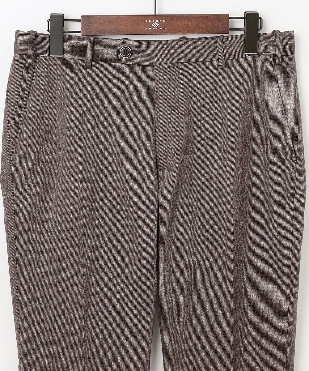 JOSEPH ABBOUD 【キングサイズ・ウエストも伸びる！/暖か起毛裏地付/2WAYストレッチ/ オーガニック】オーガニックコットン ウオーム パンツ 