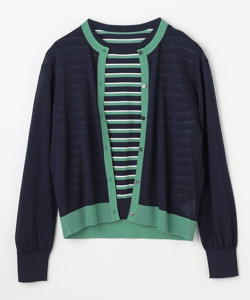 ANY ツインニットセット（ノースリーブニット＋カーディガン） 