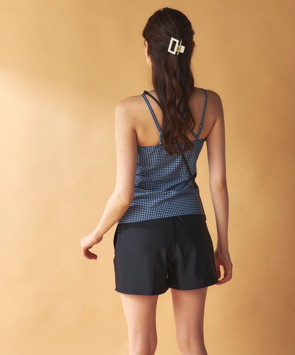 OP／FILA 【ocean pacific】モックネックラッシュガード付き 水着5点セット 