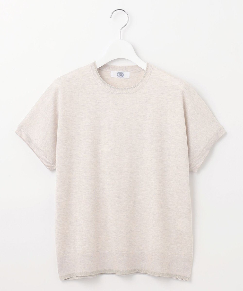 J.PRESS LADIES L 【WEB限定・洗える】Vis/Peスパーク ラメ配色 ニット 